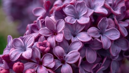 Floral Abstraction. A Study in Violet Hues, Soft Textures, and Delicate Petal Forms.