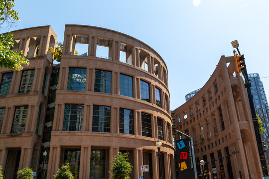 Vancouver Public Library in Vancouver, British Columbia, Canada, July 8, 2023.