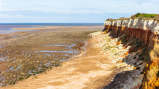 Hunstanton cliff panorama