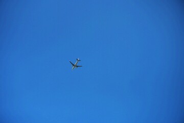 Airplane in the sky