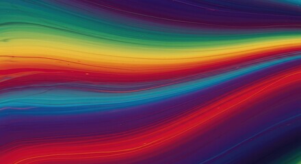 Fototapeta premium Dynamic flowing colors merge across the surface, creating a vibrant, energetic visual experience of pure abstract form and spontaneous motion ,energetic ,abstractionism ,spontaneous