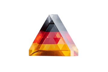 Germany, image in national colors on a neutral transparent background for designers, marketers. Popular illustration, object, symbol, texture, pattern, holiday.