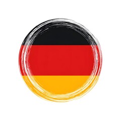 Germany, image in national colors on a neutral transparent background for designers, marketers. Popular illustration, object, symbol, texture, pattern, holiday.