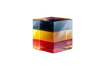 Germany, image in national colors on a neutral transparent background for designers, marketers. Popular illustration, object, symbol, texture, pattern, holiday.