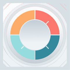 Graphical Presentation of Circular Data in Segments for Visualized Analytics