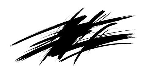 black paint, ink brush strokes, lines. Ink splatter, paint brush stroke , vector black grunge stain, graffiti texture liquid splash. highlighter lines or felt-tip pen marker.