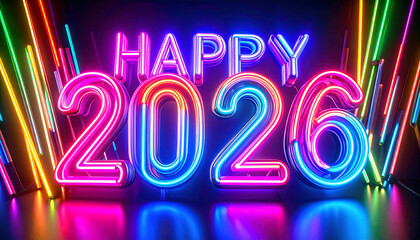 2026 new year holiday background