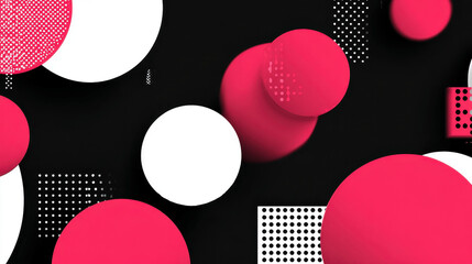 Modern 3D Geometric Composition