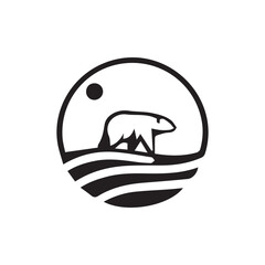 2d Bear logo on white background