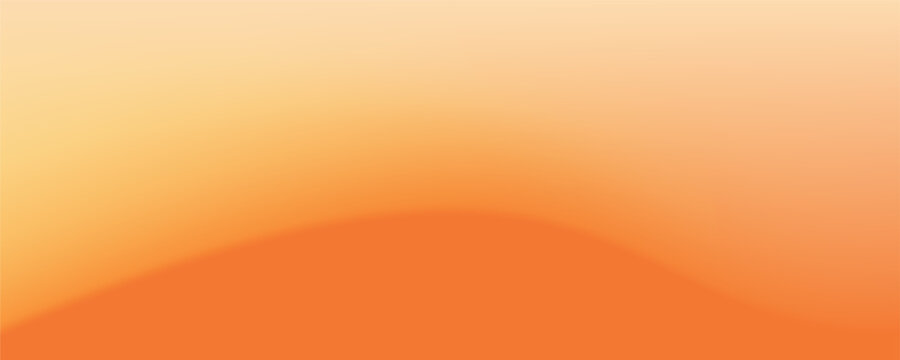 Beautiful Autumn Background Template, Orange and cream gradation color artwork. Blurred minimal orange gradient. Perfect for autumn or fall,