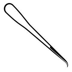 needle isolated on white