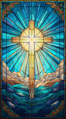 Obraz premium Archangel with Sword and Serpent – AI Generative