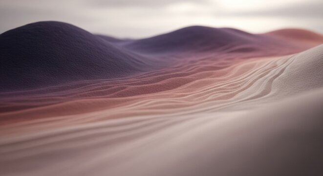 Abstract desert landscape with soft texture. Serene nature concept with gradient colors. Minimalist design element for wellness and beauty. Modern marketing backdrop for presentations