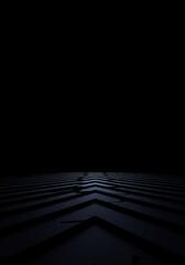 An abstract digital background featuring a minimalist, receding geometric pattern on a deep black void, perfect for modern graphic design and space concepts ,texture ,high resolution ,monochrome
