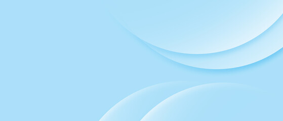 abstract blue banner background with dynamic wave layer