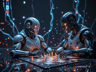 future man play chess