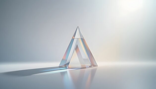 Minimal Rainbow Light Through Transparent Glass