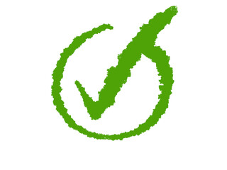 green tick sign