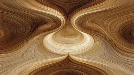 Abstract swirls of warm brown tones creating a fluid and organic visual representation of movement and texture in natural design