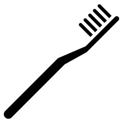 Toothbrush Icon Element For Design