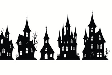 Obraz premium vector illustration of a castle