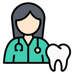 Dentist Icon Element For Design