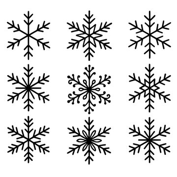 Simple Snowflake Designs 
