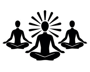 set of meditation and mindfulness icons  vector il(1)