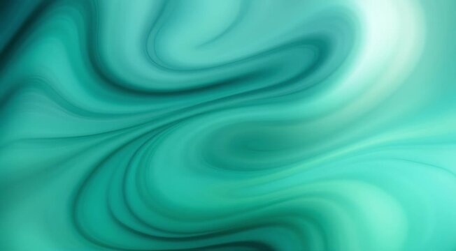 A gentle gradient from emerald green to turquoise, swirling slowly and softly to create an ocean like effect  