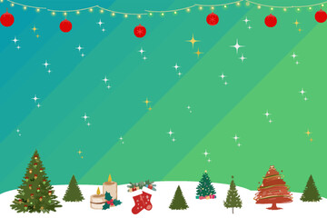 Stylized Christmas Tree with Ornaments
Vector Illustration of an Elegant Xmas Tree
Holiday Christmas Tree Design for backgound, wallper, card