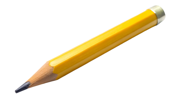 pencil isolated on white background - Powered by Adobe