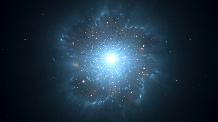 Abstract Teal Energy Flow