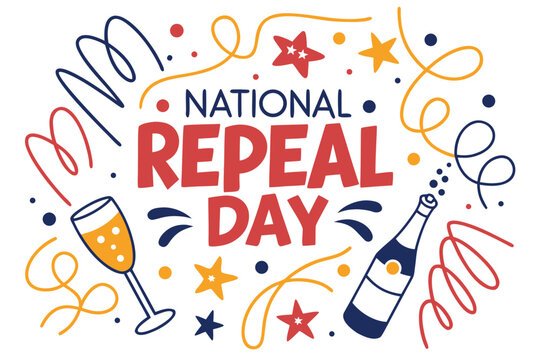 NATIONAL REPEAL DAY vector illustration