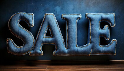 Sale Letter in Jeans Style