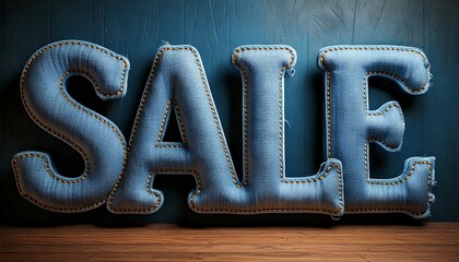 Sale Letter in Jeans Style