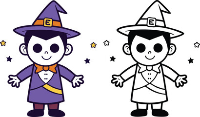 Art & Illustration Retro Halloween Cartoon Stickers