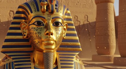 Tutankhamun's golden death mask