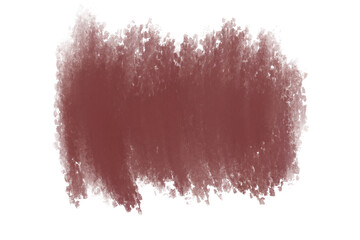 Rough hand-drawn pastel or crayon smudge texture banner in deep red on transparent background PNG