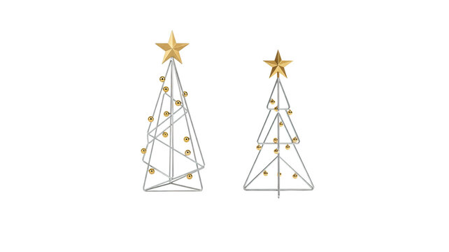 Wireframe Tree Star - Powered by Adobe