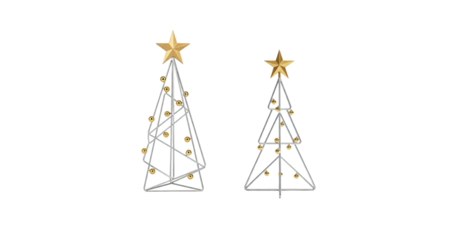 Wireframe Tree Star
