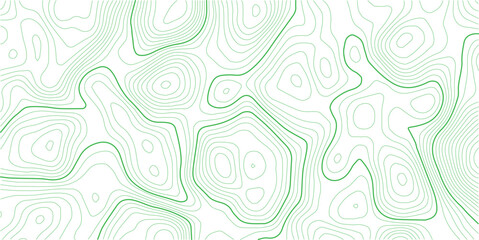 Topographic map background concept. Topo contour map. Rendering abstract illustration.. Vector  Illustration
