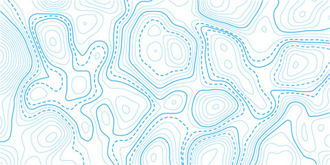 Topographic Contour Art in the Style of Classic Surveyor Maps with Rustic Linework, Organic Earth Tones, and a Strong Connection to Natural Geography. Vector  Illustration