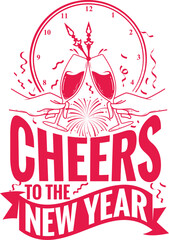 Cheers to 2025 – Happy New Year T-Shirt