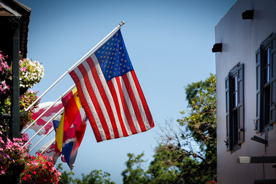 American Flag at Saint Augustine