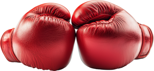 red boxing gloves