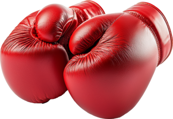red boxing gloves