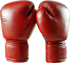 red boxing gloves