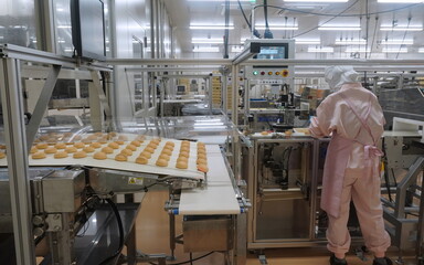 菓子工場　製造ライン