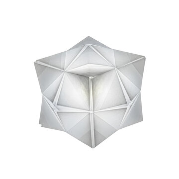 Geometric Origami Star Shape (253