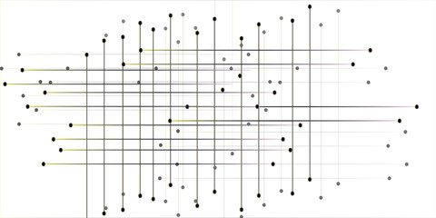 Abstract line or strokes with dots, dotted line, node point, digital background vector design concept..Minimalistic vector texture with polygonal pattern.advertisements, posters.